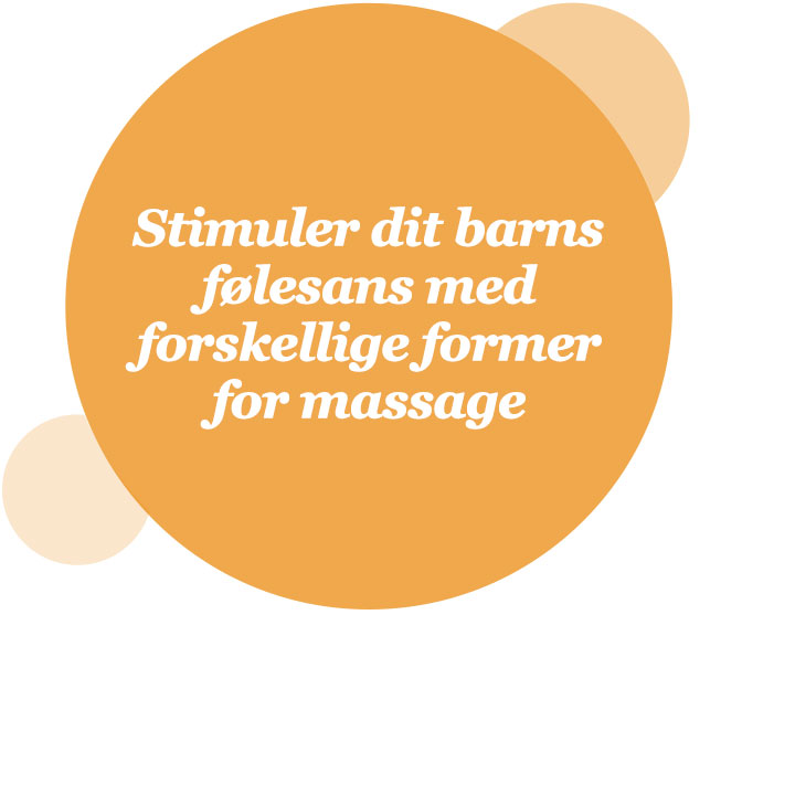 Motorik - stimuler dit barns følesans med massage